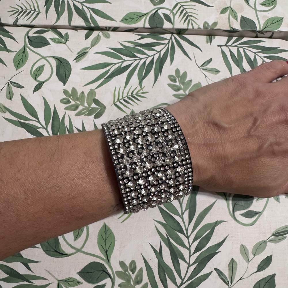 Sparkling Silver Rhinestone Bracelet